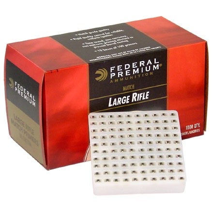 federal premium gold medal large rifle match primers 210m