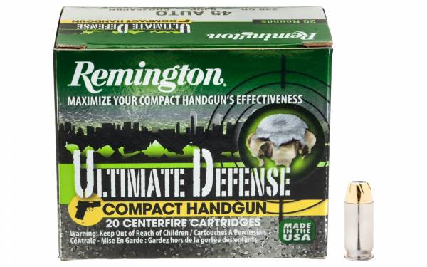 remington ultimate defense 380 acp auto ammo 102 grain
